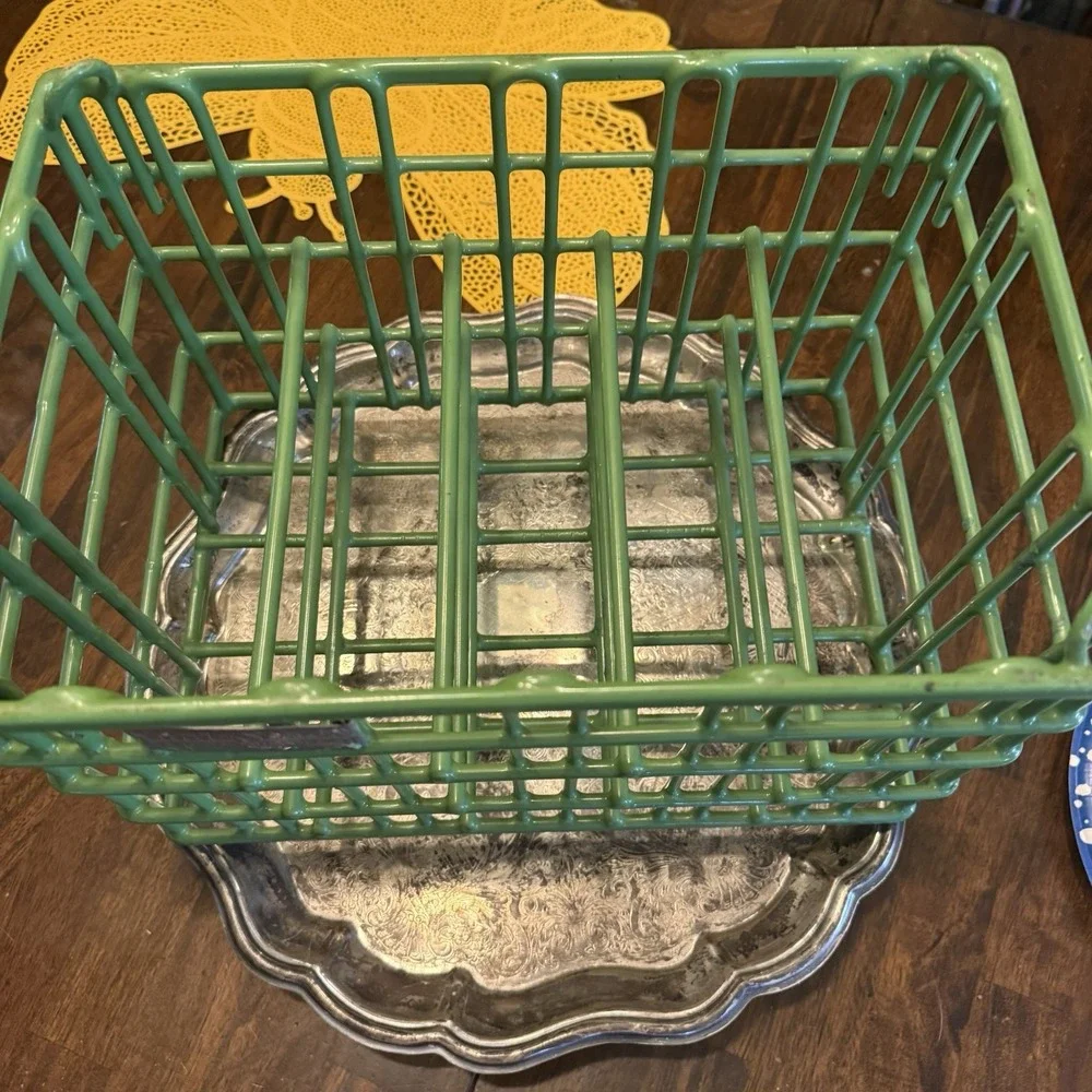 Used Sani Stack‎ Coated wire Plate Washing Basket Crate P23